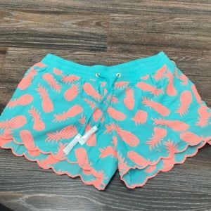 Seaside Aqua Lilly Pulitzer Embroidery Short
